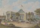 Der Hembsche Kiosk auf dem Wasserglacis (wurde davor von Leopold Wasserburger betrieben)